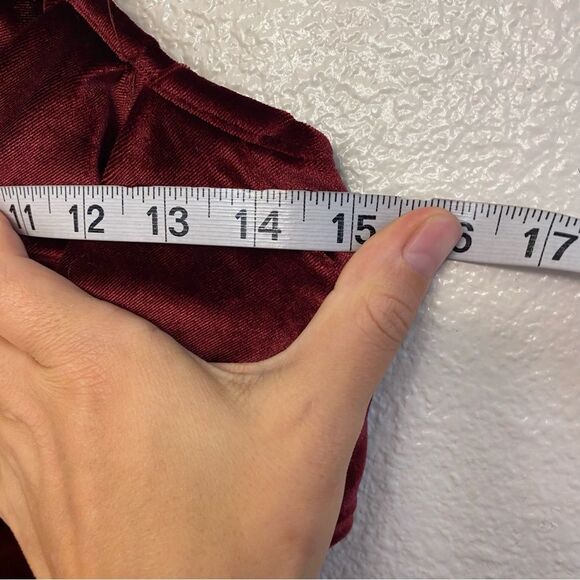 Revolution Tenth House Dance burgundy red velvet dress AS IT UNFOLDS RC24573 SA - Picture 10 of 11